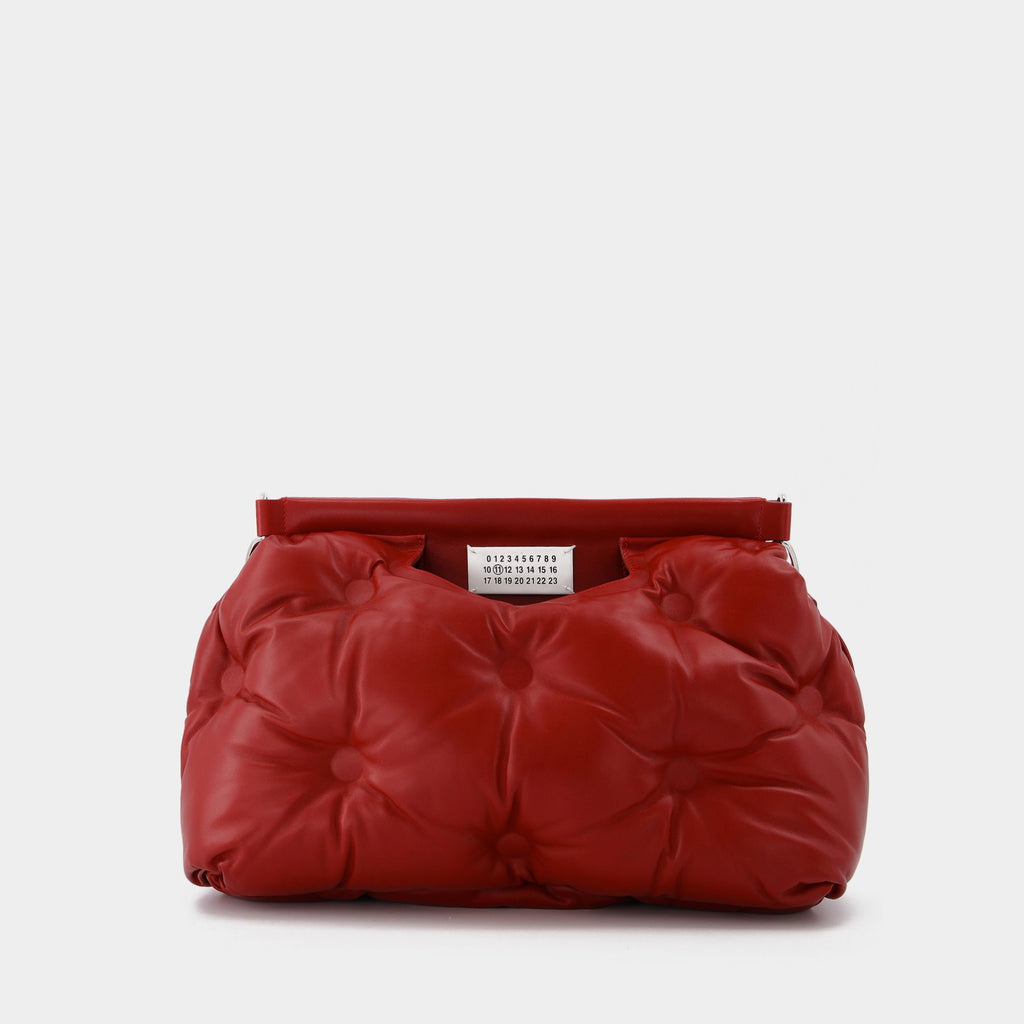 Glam Slam Medium Bag in Red Leather