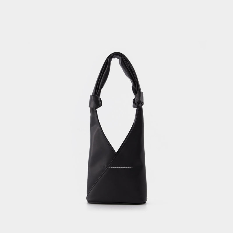 Genderless Mini Japanese Bag in Black Poly