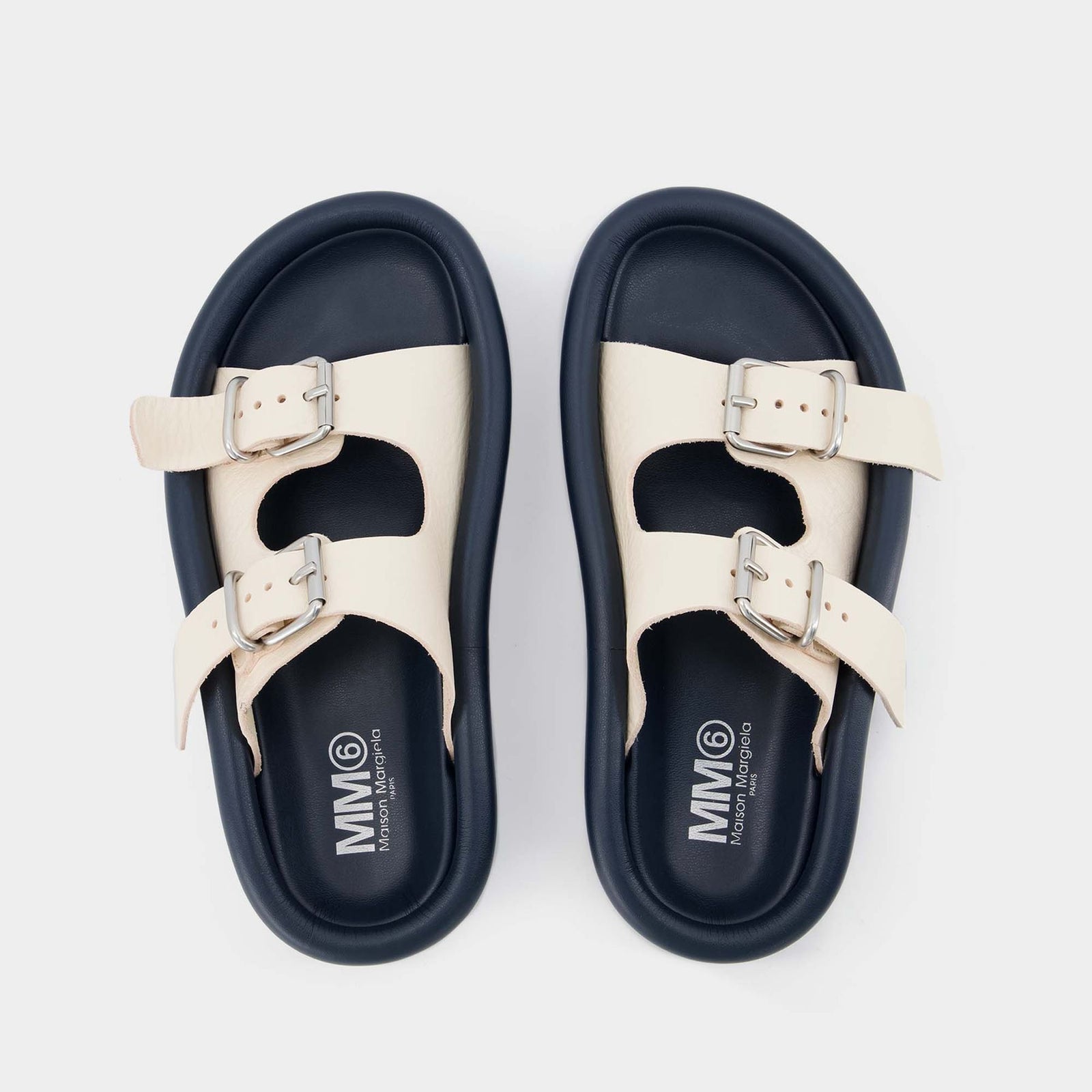 Sandals - Mm6 Maison Margiela - Blue - Leather