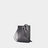 Tangle Ring Shoulder Bag - Jil Sander - Leather - Black