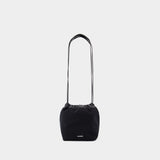 Dumpling Shoulder Bag - Jil Sander - Leather - Black