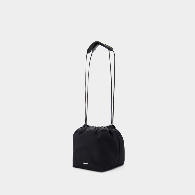 Dumpling Shoulder Bag - Jil Sander - Leather - Black