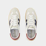 H647 Allacciato Sneakers - Hogan - Leather - White