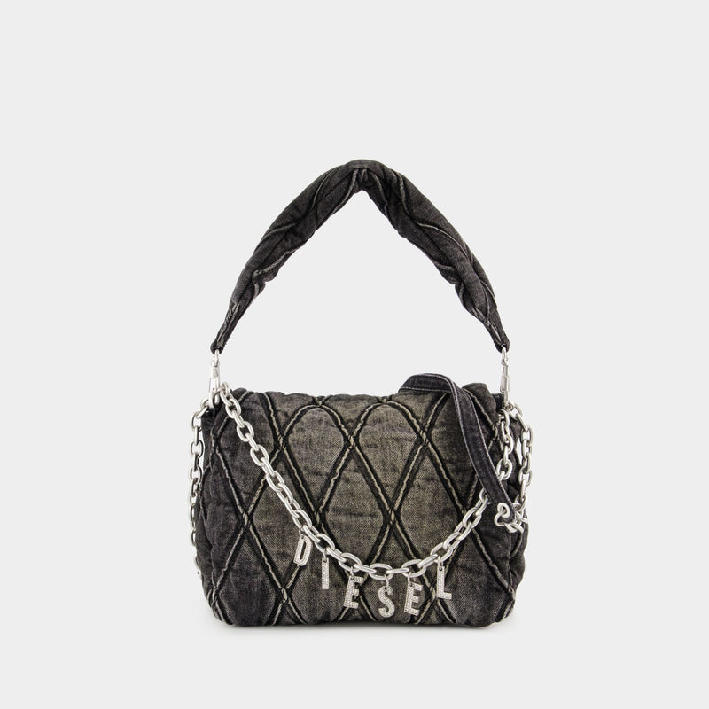 Charm Shoulder Bag - Diesel - Cotton - Black