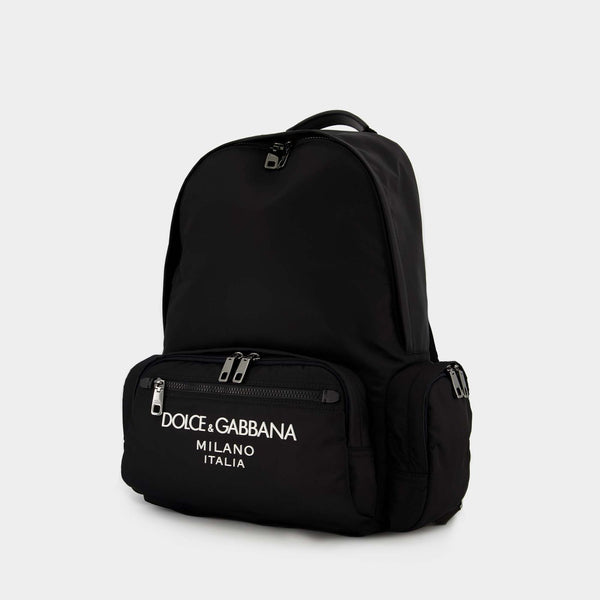 Backpack - Dolce & Gabbana - Black - Nylon