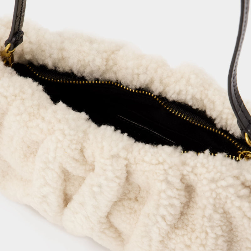 Shearling Phone Pouch, Leather Accessories