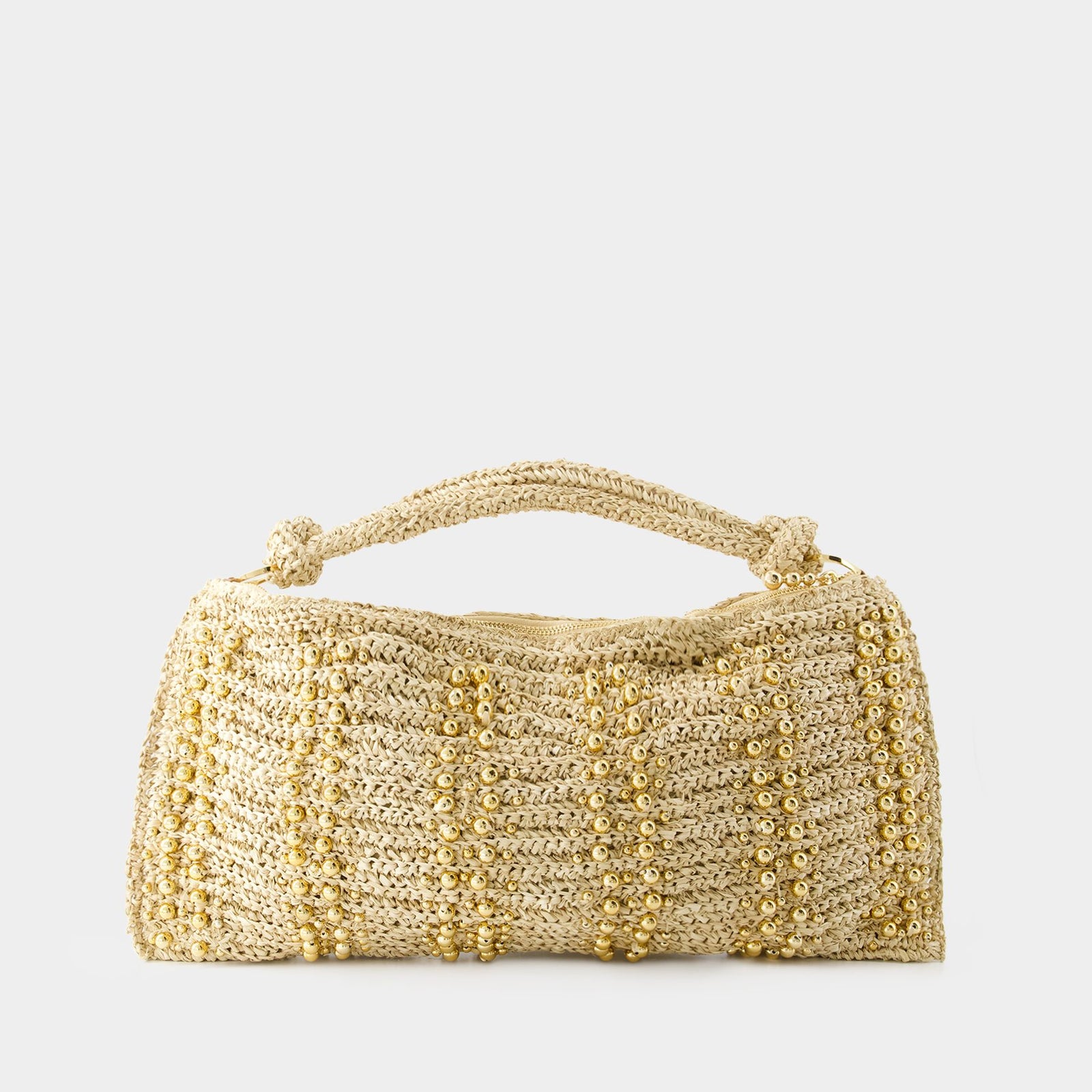 Hera Shoulder Bag - Cult Gaia - Raffia - Gold