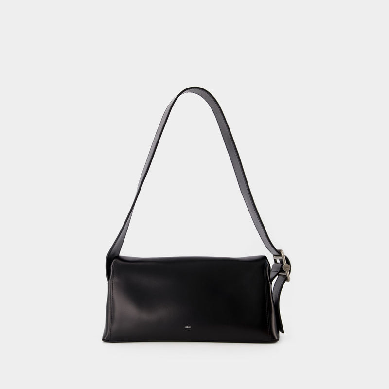 Folder Brot Hobo bag - Osoi - Leather - Black