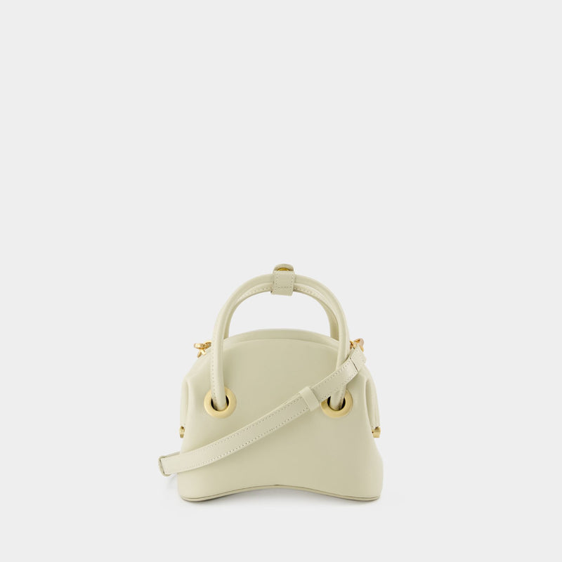 Circle Mini Hobo Bag - Osoi - Faded Beige - Leather