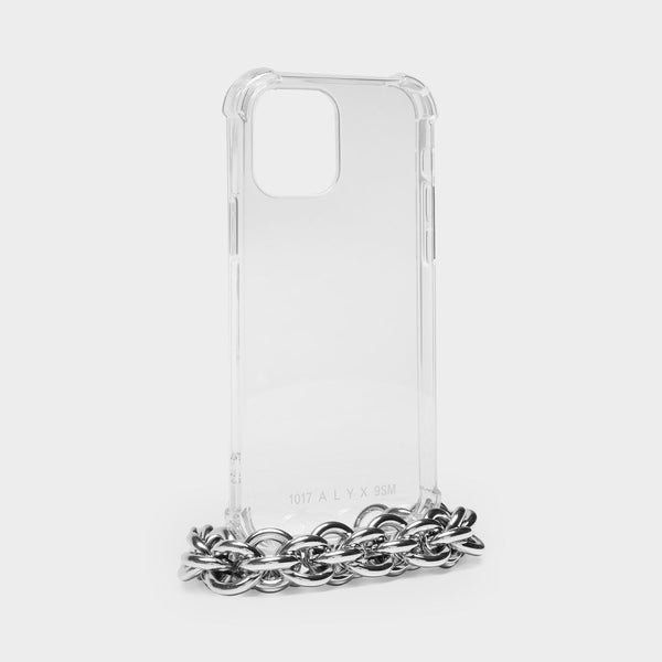 IPhone 12 Case in TPU and Silver Aluminium