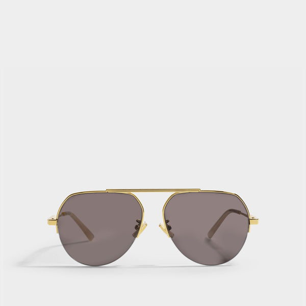 Sunglasses in Gold Metal