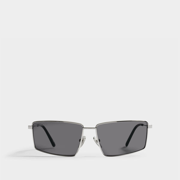 Sunglasses in Silver Metal