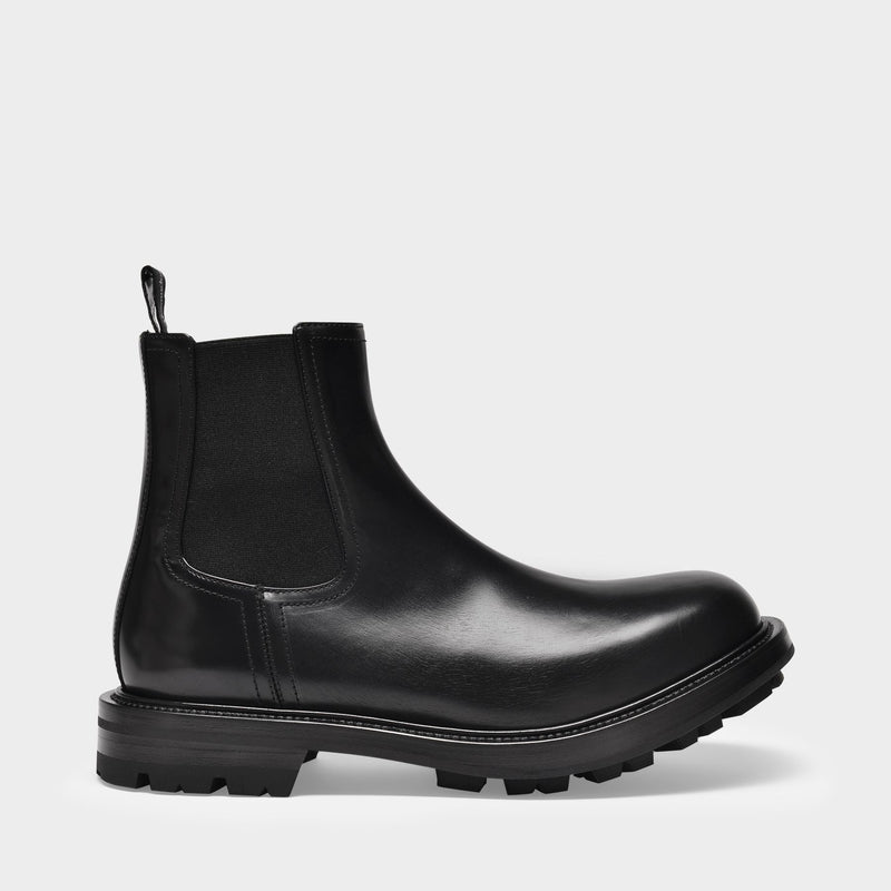 Watson Boots in Black Leather