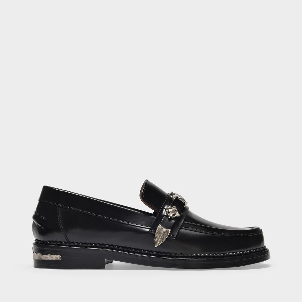 Aj826 Loafers - Toga Virilis - Black - Polido