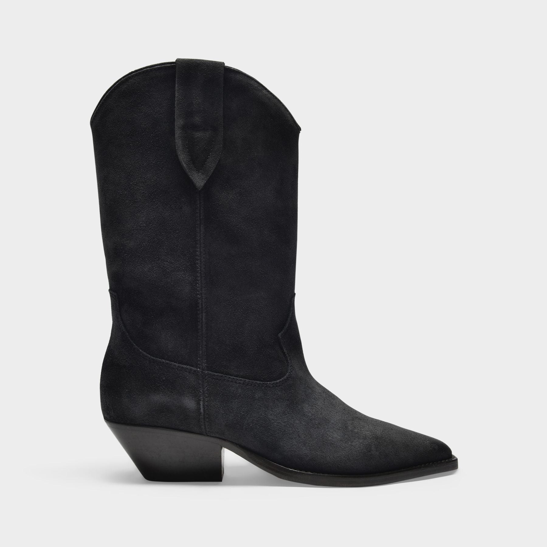 Duerto Boots in Faded Black Leather