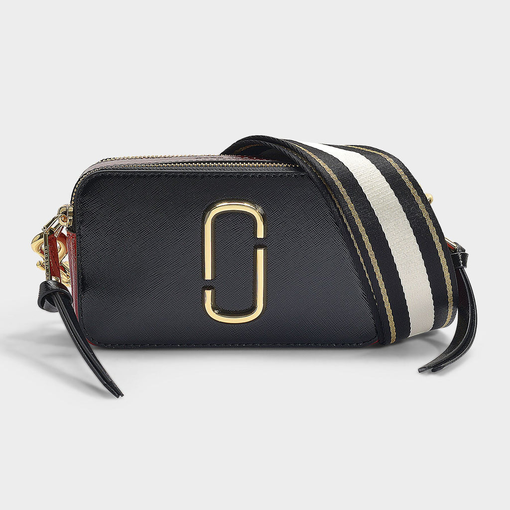Snapshot leather crossbody bag Marc Jacobs Black in Leather - 36121551