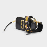 Marc Jacobs Womens New Black Multi Snapshot Polka Dot-print Leather  Cross-body Bag