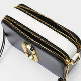 Snapshot leather clutch bag Marc Jacobs Black in Leather - 35720152
