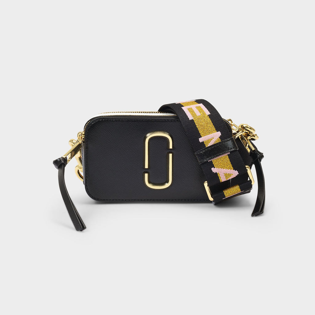Snapshot leather crossbody bag Marc Jacobs Black in Leather - 37202916