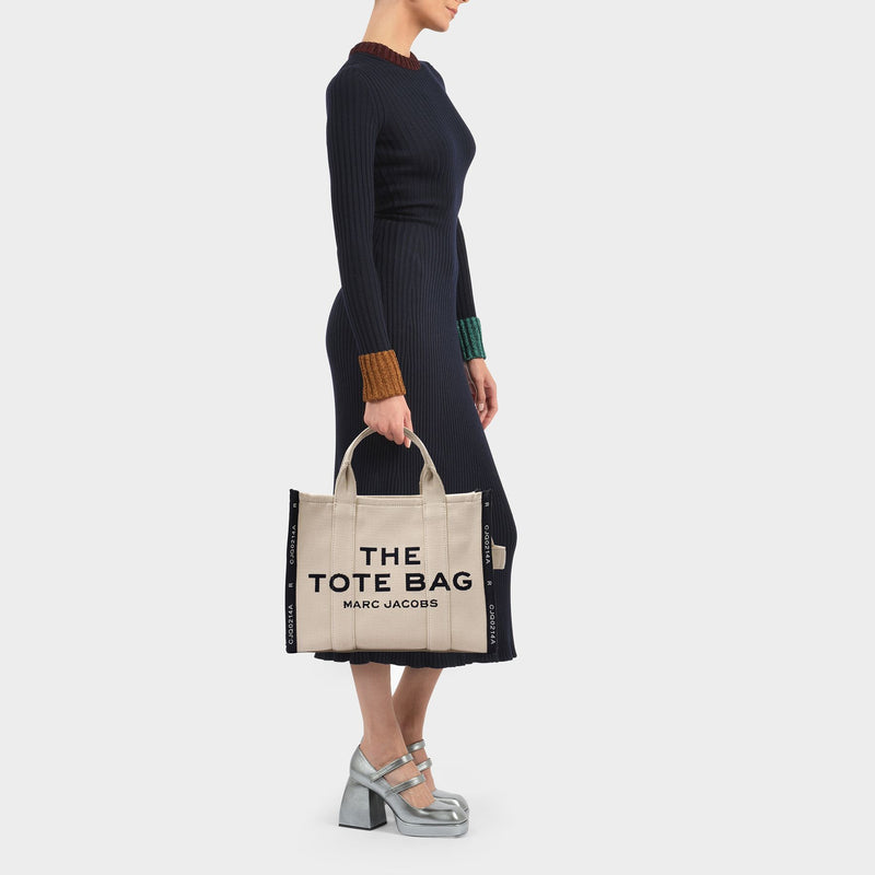 Marc Jacobs The Tote Bag  Mini Leather & Small Jacquard 