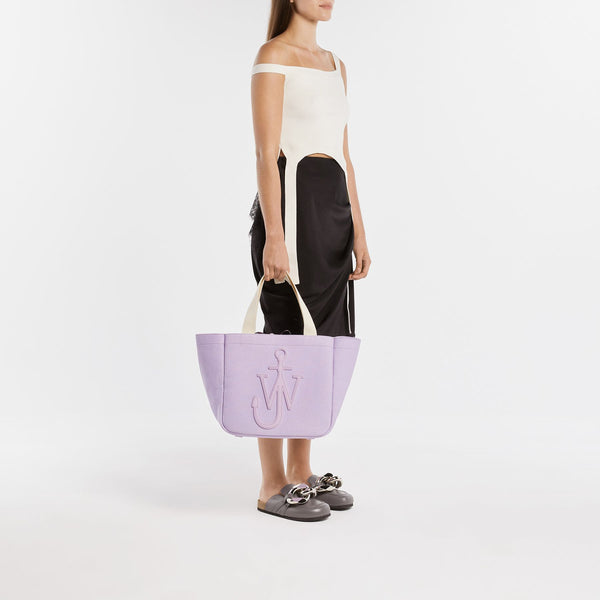 Cabas Tote Bag - J.W. Anderson -  Lilac - Cotton