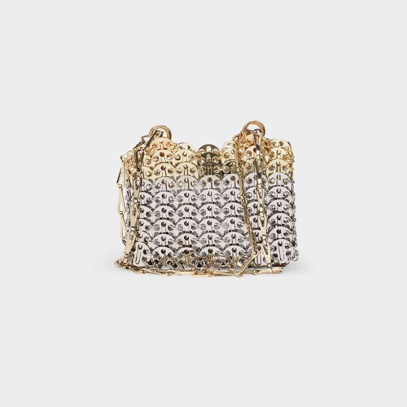 Handbag 1969 Nano Skyline in Sliver and Light Gold Brass