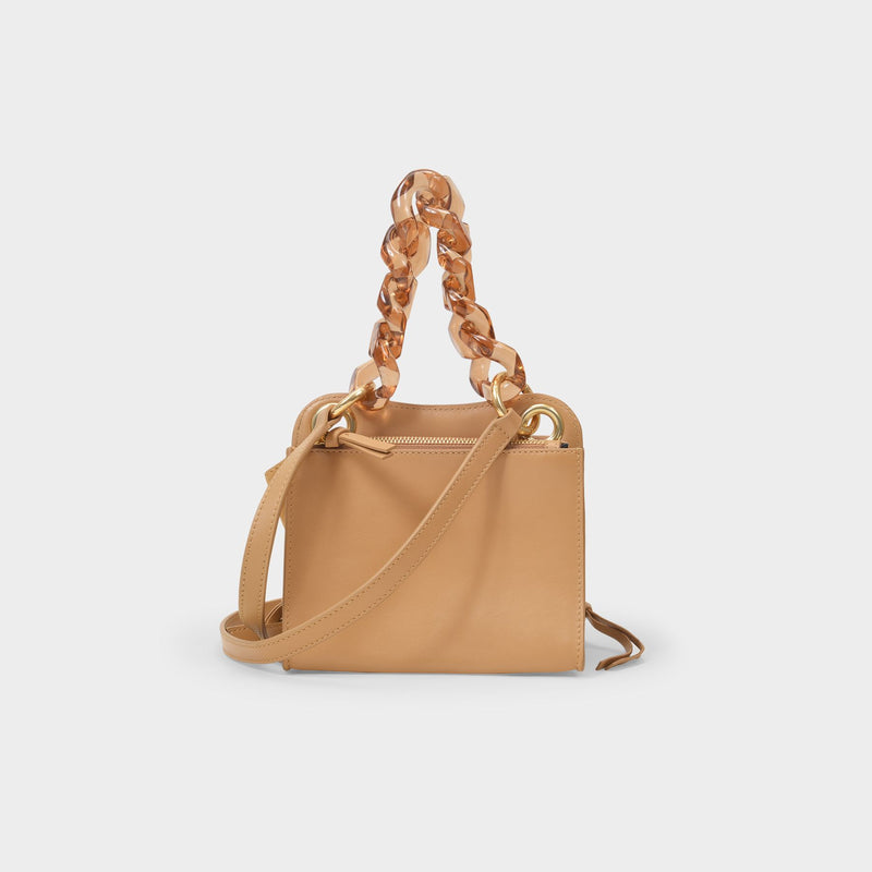 Mini Tilda Crossbody Bag in Camel Leather