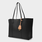 Perry Tote Bag - Tory Burch -  Black - Leather