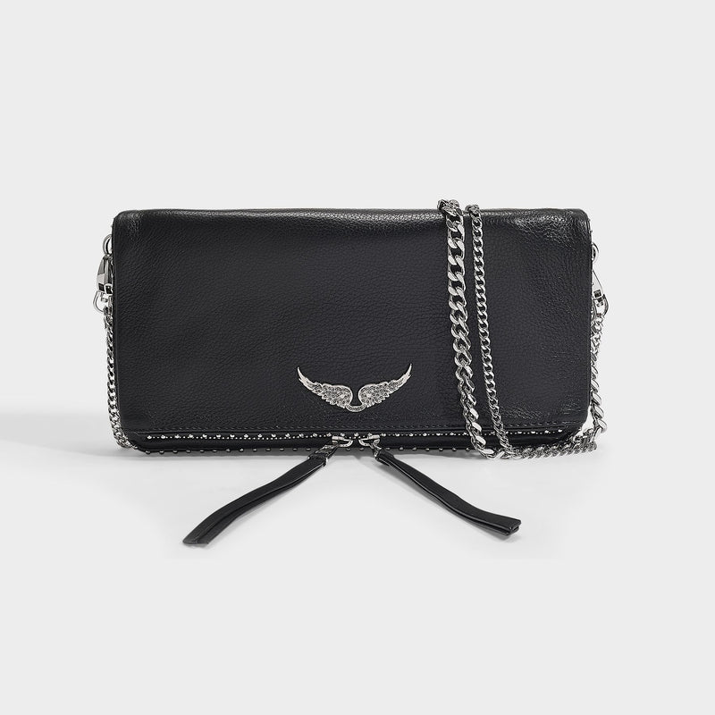 Rock leather crossbody bag Zadig & Voltaire Black in Leather